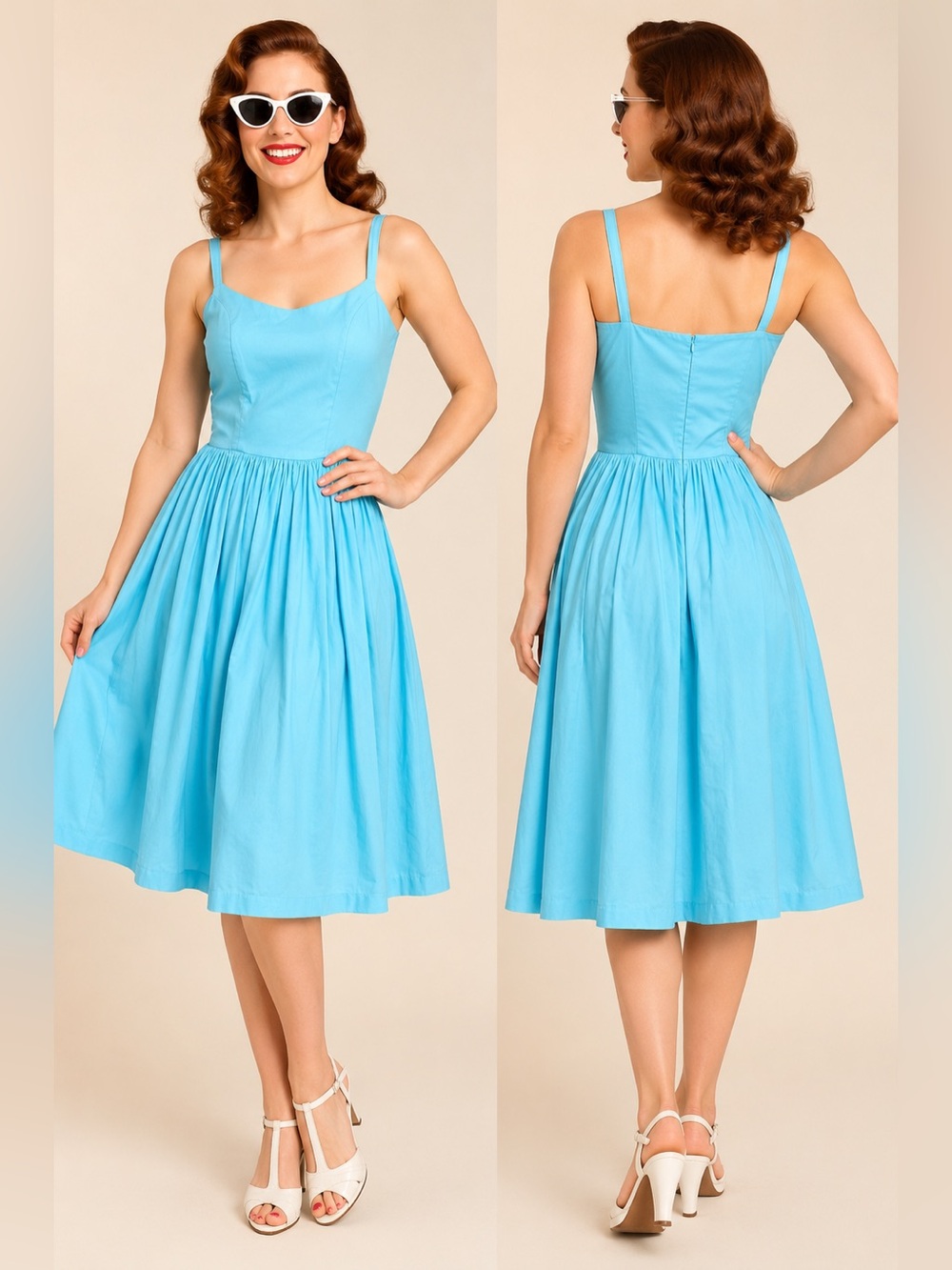 🌺 Pinup Couture Vintage-Inspired Fit & Flare Dress